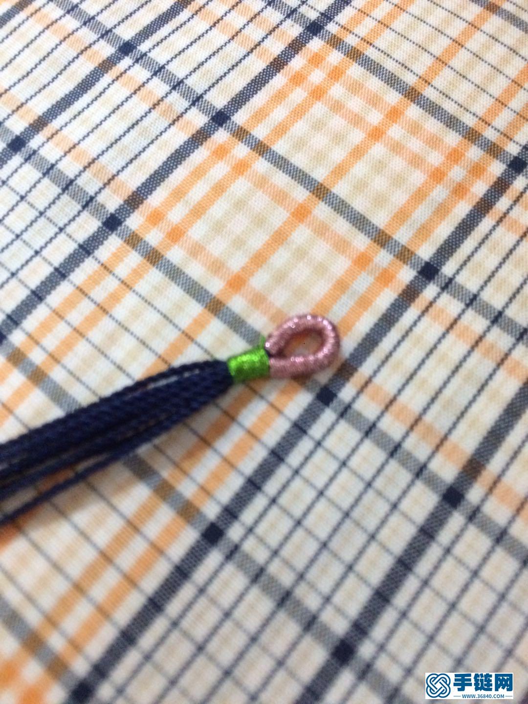 华丽项链绳子的编织方法，彩色绕线曼陀罗颈链做法