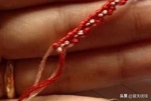 手工编织：如何用两根线编手链？