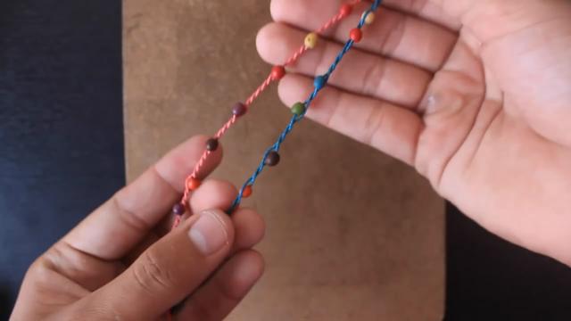 教你学会编织手链的基本方法，看一遍就能学会