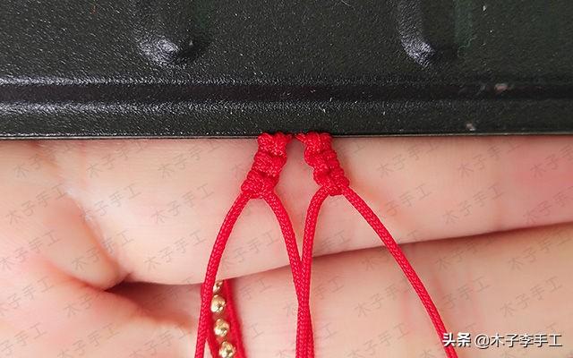 漂亮的红绳戒指，编法简单，款式大方，母亲节送给妈妈太合适啦