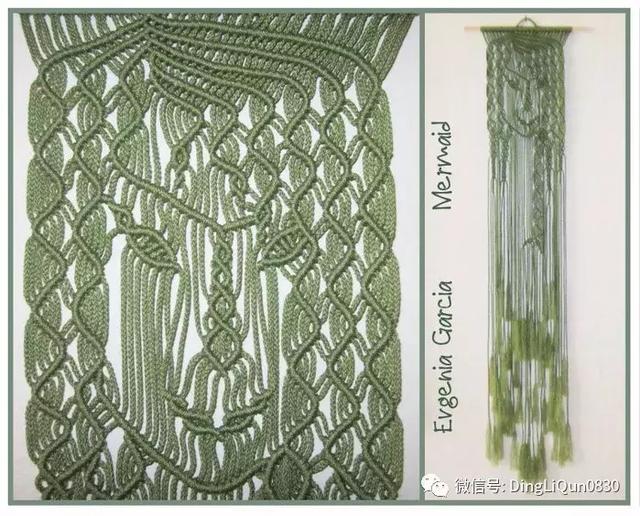 「编绳作品」窗帘系带、书签、挂毯、首饰等作品欣赏