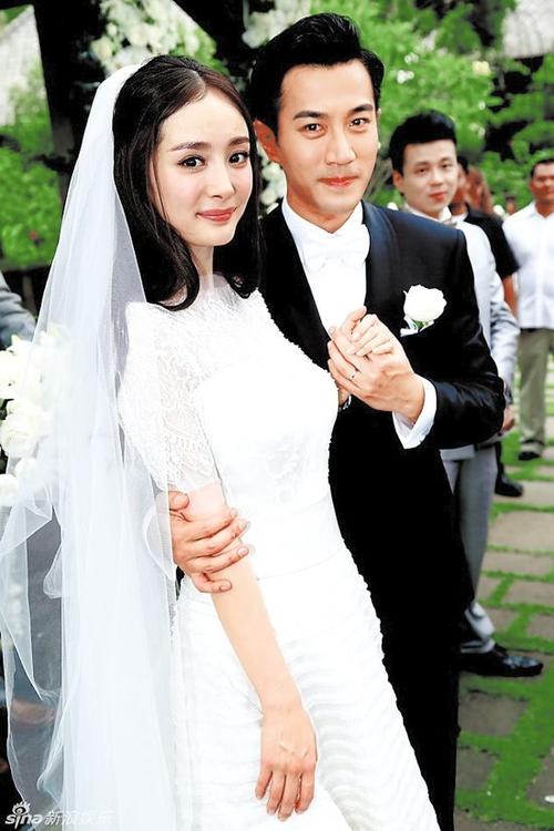 杨幂和刘恺威结婚照，杨幂和老公结婚照片,本文共（392字）