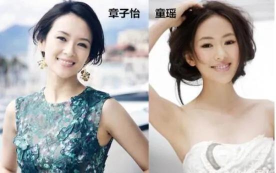 章子怡和童瑶的对比照，童谣和章子(章子怡怎么评价童瑶)
