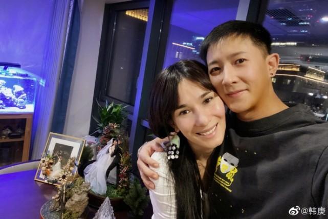 韩庚夫妻婚后首封，韩庚卢靖姗婚后(韩庚卢靖姗结婚请柬)