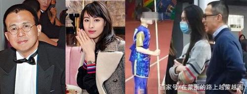 梁洛施为儿子庆生 