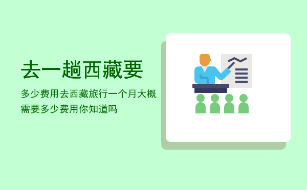 去一趟西藏要多少费用(去西藏大概费用)