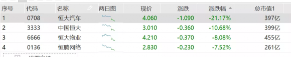 恒大地产股票(恒大地产股票代码834338)