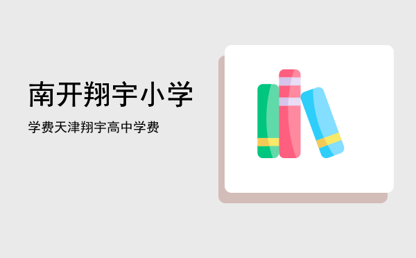 南开翔宇小学学费(南开翔宇小学学费2021)