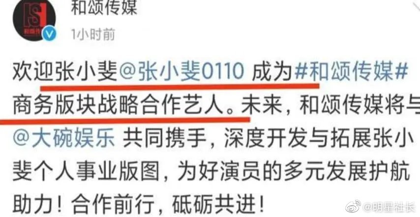 张小斐签约赵丽颖公司？她为什么签约新公司(张小斐签约和颂传媒同赵丽颖)