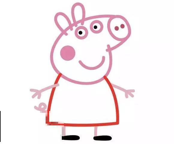 佩奇小猪简笔画如何画？可爱小猪彩色画法教程