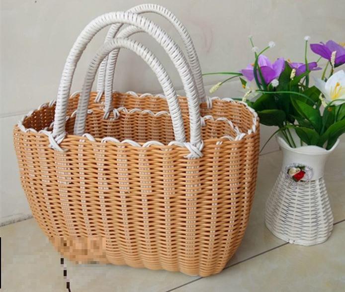 手工篮的编织方法是什么？藤条编织酒坛提篮的手工篮的编织方法是什么