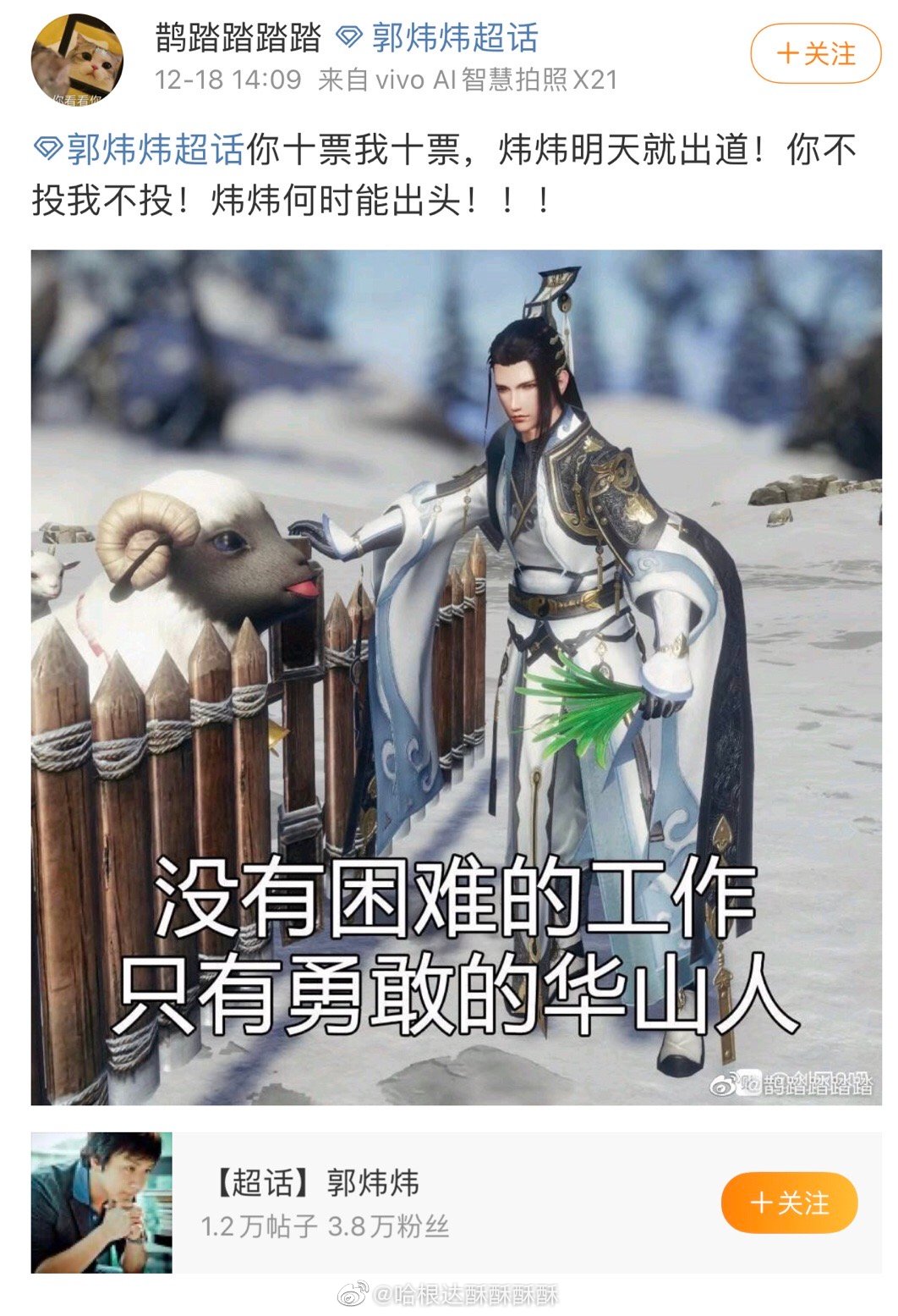 郭炜炜出道是什么梗？他年龄多大　本文共（894字）