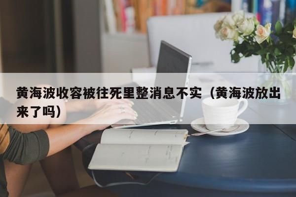 黄海波收容被往死里整消息不实（黄海波放出来了吗） 