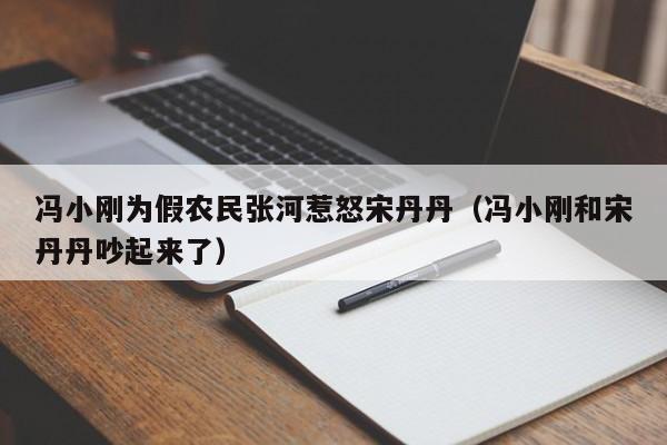 冯小刚为假农民张河惹怒宋丹丹（冯小刚和宋丹丹吵起来了） 