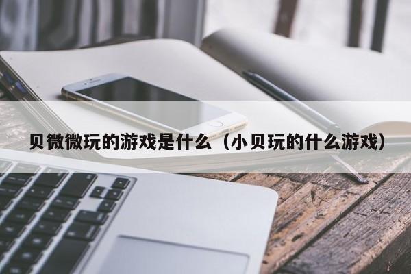 贝微微玩的游戏是什么（小贝玩的什么游戏） 