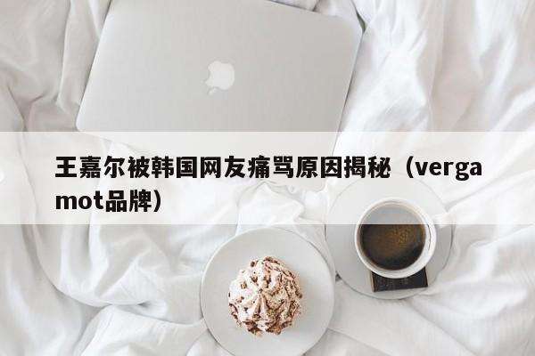 王嘉尔被韩国网友痛骂原因揭秘（vergamot品牌） 