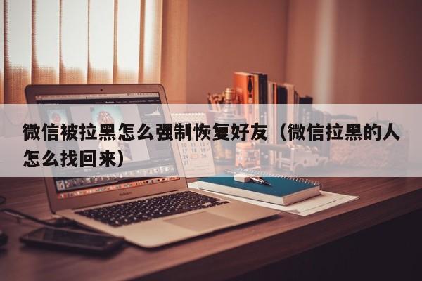 微信被拉黑怎么强制恢复好友（微信拉黑的人怎么找回来） 