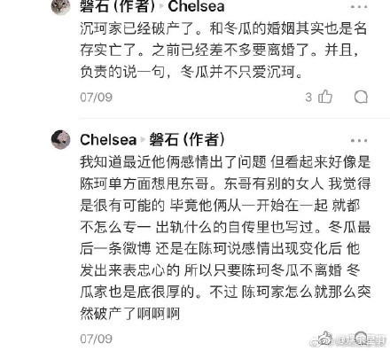 沉珂为什么要和冬瓜离婚？他们有几个孩子照